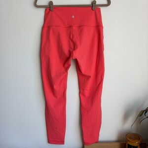 lululemon athletica Deep Coral High-Rise Leggings